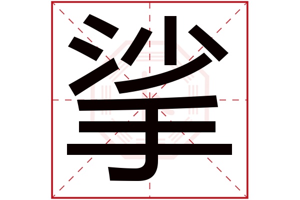 挲字